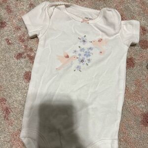 Carter’s 6 months. Hummingbird onesie. Used condition.